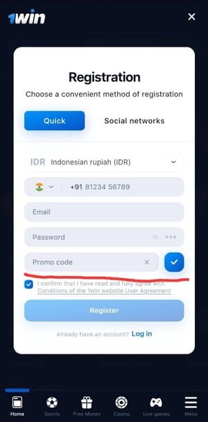کیسے 1Win ایپ میں پاکستان میں پرومو کوڈ کا استعمال کریں
